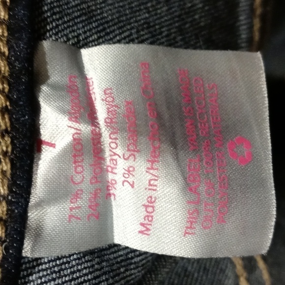 No Boundaries blue jean shorts size 7 cotton polyester blend - Picture 4 of 4